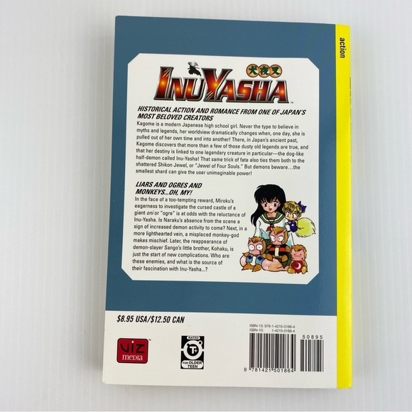 InuYasha Manga Vol 24 Action Edition 2005 English Paperback - Picture 2 of 12